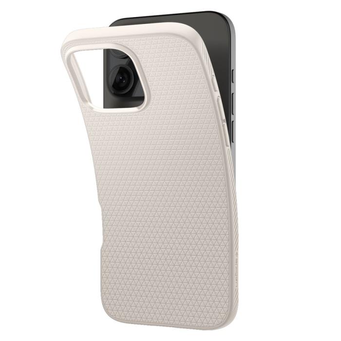 Bild 5, Spigen Spigen iPhone 16 Pro Max Skal Liquid Air Titanium - Teknikhallen.se