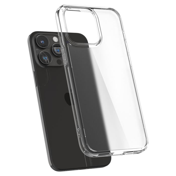 Bild 6, Spigen Spigen iPhone 15 Pro Skal Ultra Hybrid Frostad Transparent - Teknikhallen.se