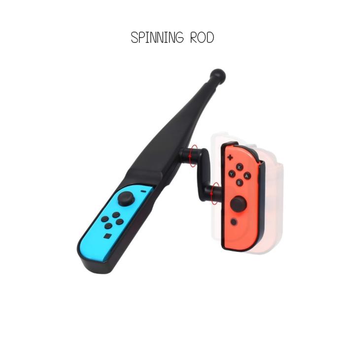 Bild 2,  Fiskespö för Nintendo Switch Joy-Con Svart - Teknikhallen.se