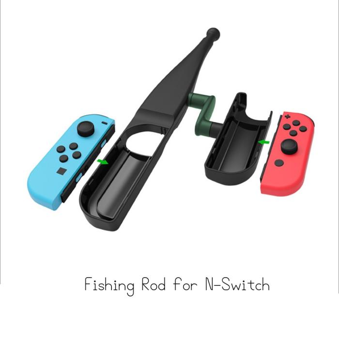 Bild 4,  Fiskespö för Nintendo Switch Joy-Con Svart - Teknikhallen.se
