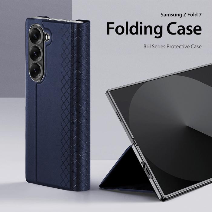 Bild 3, DUX DUCIS DUX DUCIS Samsung Galaxy Z Fold 7 Fodral Bril Series Blå - Teknikhallen.se