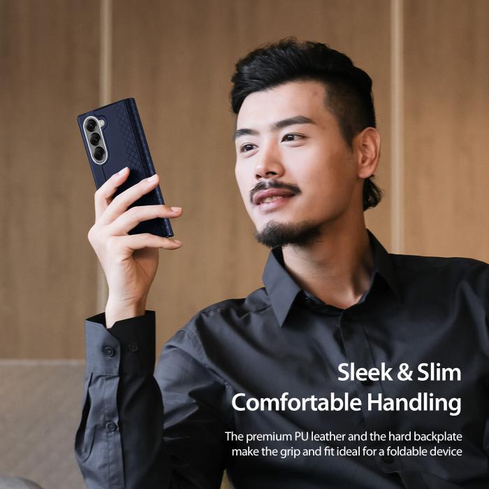 Bild 4, DUX DUCIS DUX DUCIS Samsung Galaxy Z Fold 7 Fodral Bril Series Blå - Teknikhallen.se