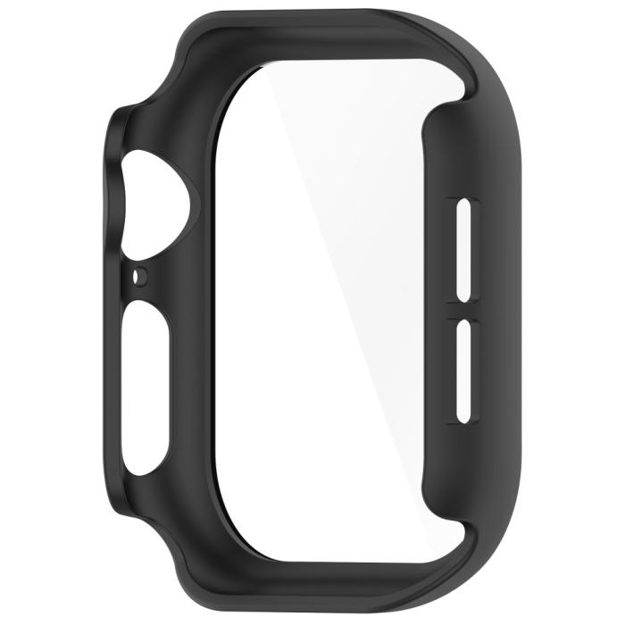 Bild 3,  Apple Watch 10 46 mm Skal Med Skärmskydd Härdat Glas Svart - Teknikhallen.se