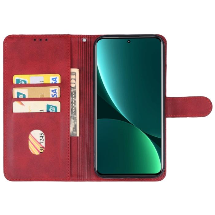 Bild 3,  Xiaomi 13 Pro 5G Fodral Solid Läder Röd - Teknikhallen.se