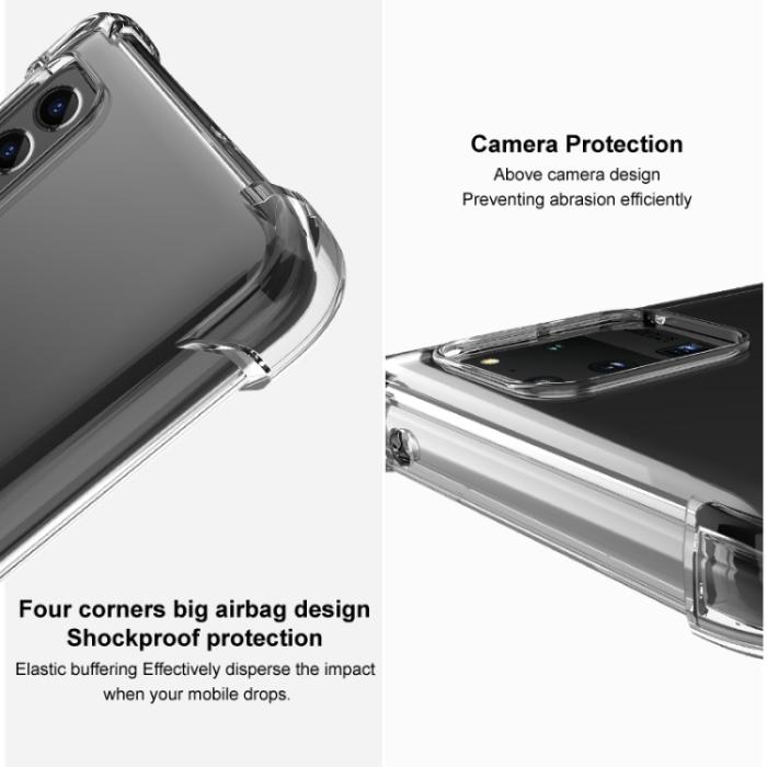 Bild 4, IMAK IMAK iPhone 15 Pro Max Skal Shockproof AirBag Transparent - Teknikhallen.se