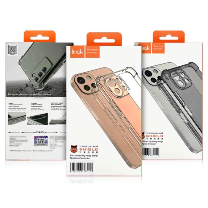 Bild 6, IMAK IMAK iPhone 15 Pro Max Skal Shockproof AirBag Transparent - Teknikhallen.se