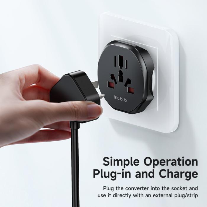 Bild 5, MCDODO MCDODO Universal Reseadapter EU Plugg UK/EU/US - Teknikhallen.se