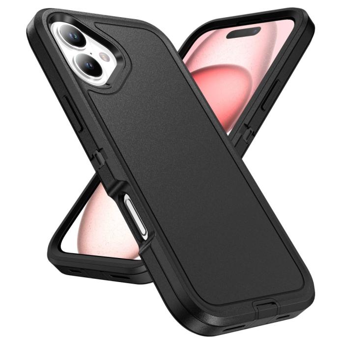 Bild 2,  iPhone 16 Skal Xtreme Shockproof Hybrid Svart - Teknikhallen.se
