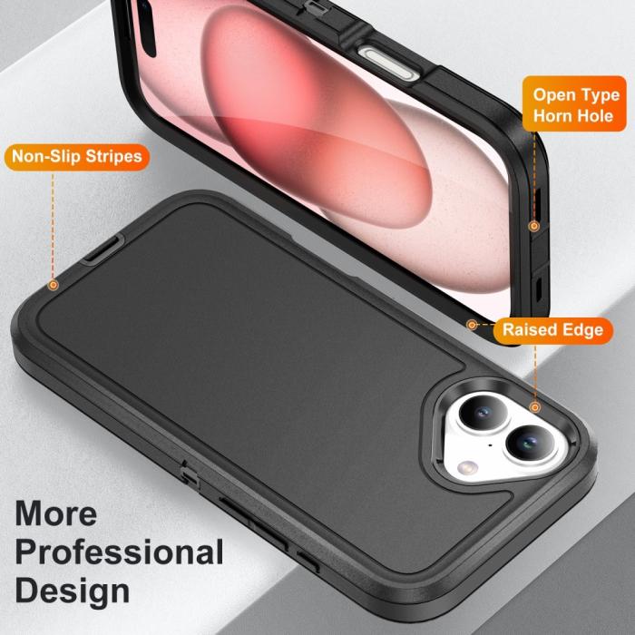 Bild 3,  iPhone 16 Skal Xtreme Shockproof Hybrid Svart - Teknikhallen.se