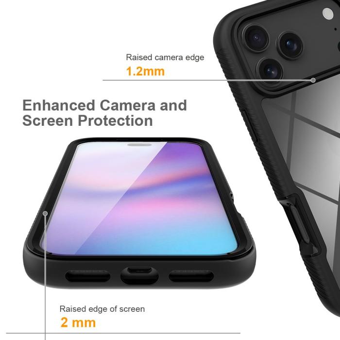 Bild 3,  iPhone 17 Pro Max Skal 360 Hybrid Defense Svart - Teknikhallen.se