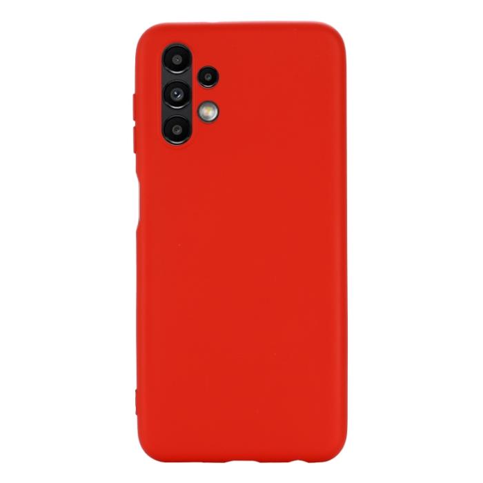 Bild 3,  Samsung Galaxy A13 4G Skal Silikon Liquid Röd - Teknikhallen.se