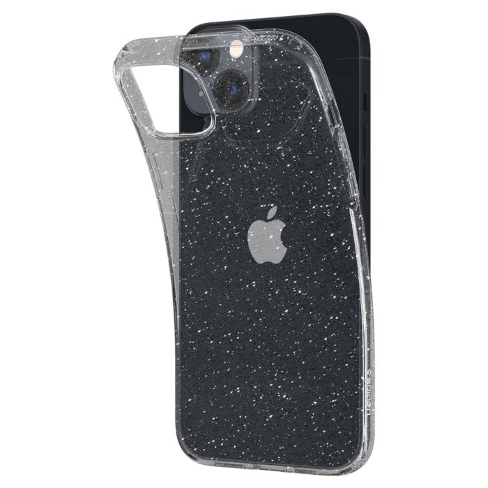 Bild 6, Spigen Spigen iPhone 15 Plus / 14 Plus Skal Liquid Crystal Glitter - Teknikhallen.se