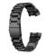  Lyxigt Metallarmband Fitbit Charge 3 / 4 Svart - Teknikhallen.se