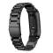  Lyxigt Metallarmband Fitbit Charge 3 / 4 Svart - Teknikhallen.se