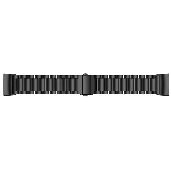 Bild 3,  Lyxigt Metallarmband Fitbit Charge 3 / 4 Svart - Teknikhallen.se