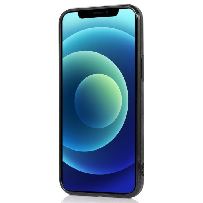 Bild 4,  iPhone 13 Pro - Läderbelagt Skal Med Kortfack - Svart - Teknikhallen.se