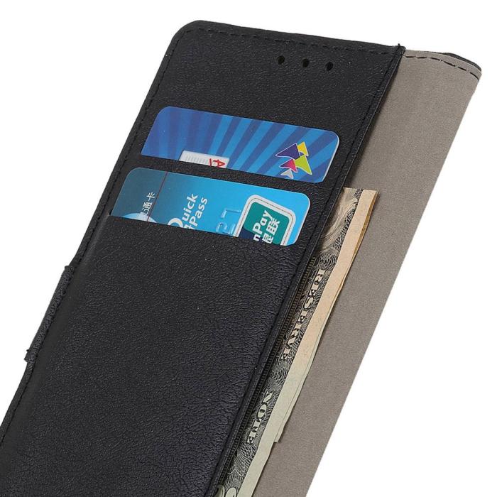 Bild 4,  Samsung Galaxy A34 5G Fodral Läder Svart - Teknikhallen.se