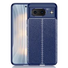  Google Pixel 8 Skal Litchi Textur Bl&aring; - Teknikhallen.se