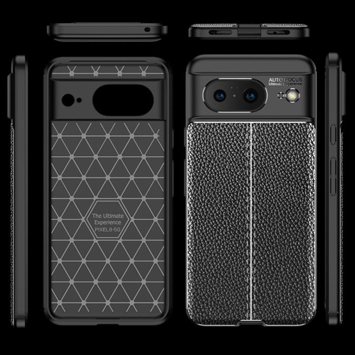 Bild 2,  Google Pixel 8 Skal Litchi Textur Blå - Teknikhallen.se