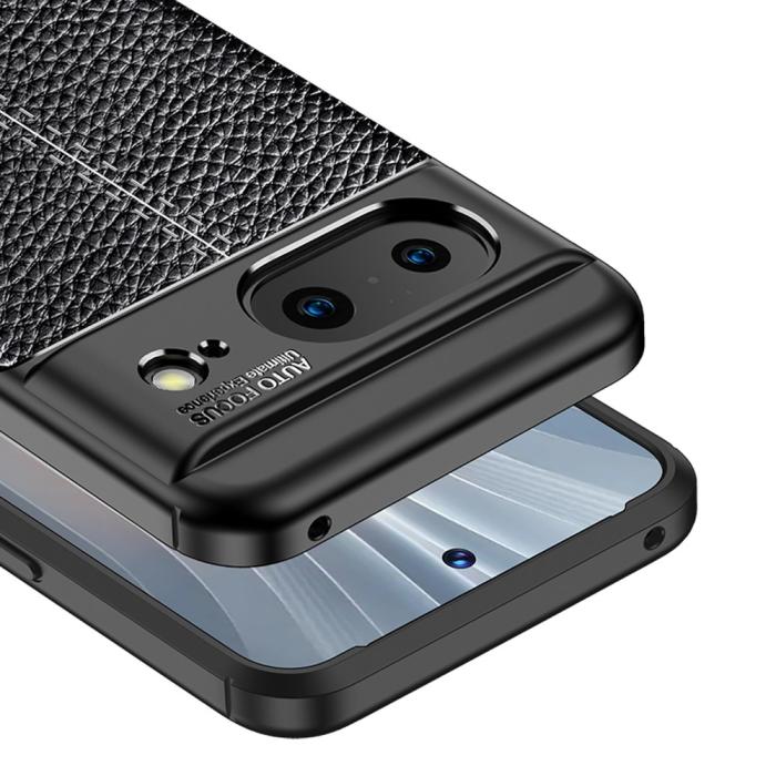 Bild 5,  Google Pixel 8 Skal Litchi Textur Blå - Teknikhallen.se