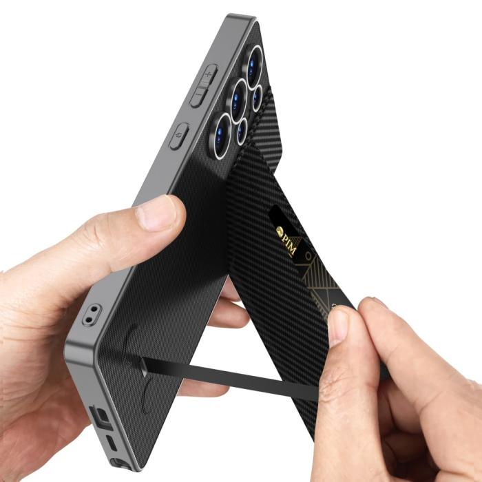 Bild 2, GKK GKK Galaxy S25 Ultra Skal Kickstand Med Korthållare Blå - Teknikhallen.se