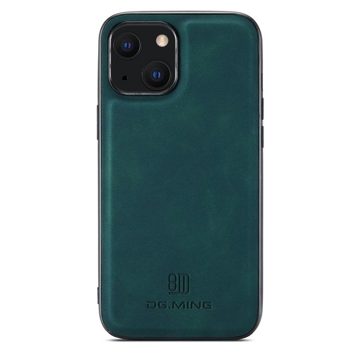 Bild 2, DG.MING DG.MING iPhone 14 Plus Skal Läderbelagt Grön - Teknikhallen.se