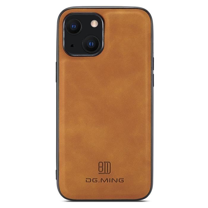 Bild 2, DG.MING DG.MING iPhone 14 Plus Skal Läderbelagt Brun - Teknikhallen.se