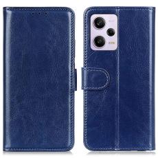  Xiaomi Redmi Note 12 Pro 5G Fodral Crazy Horse L&auml;der Bl&aring; - Teknikhallen.se