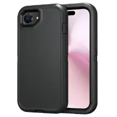  iPhone 17e / 16e Skal Extreme Shockproof Hybrid Svart - Teknikhallen.se