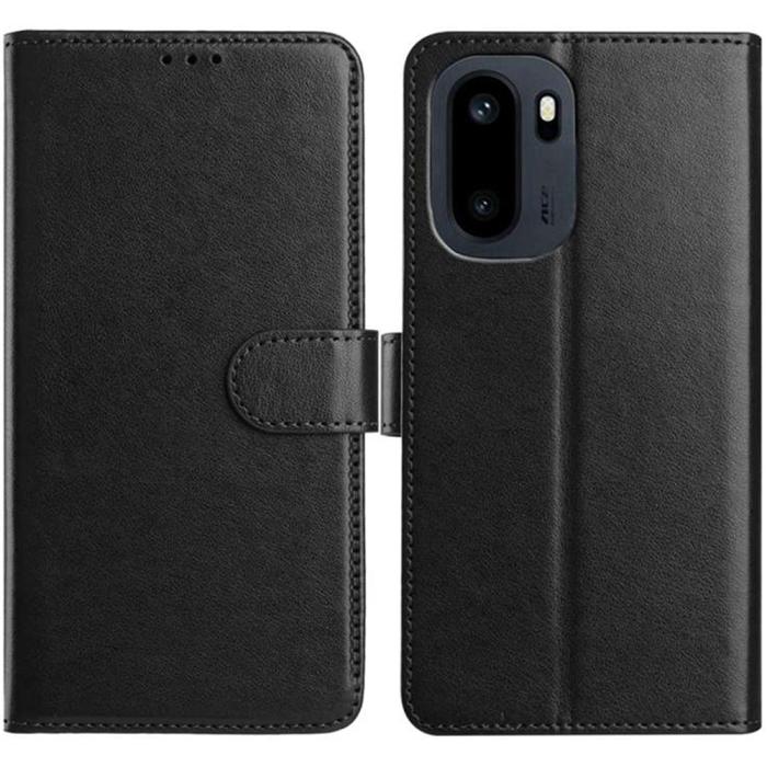 Bild 3,  OnePlus 15R Fodral Multifunktionellt Läder Svart - Teknikhallen.se