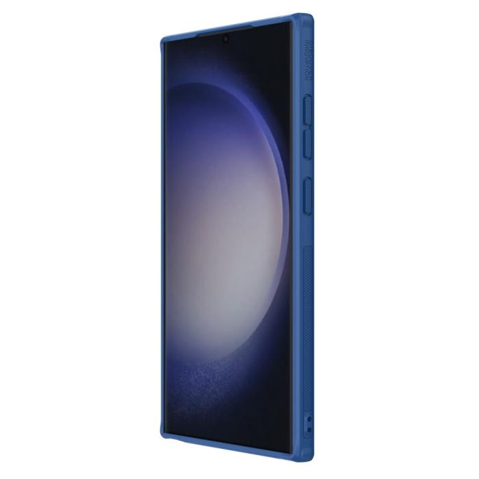 Bild 4, NILLKIN NILLKIN Galaxy S24 Ultra Skal Frosted Shield Pro Blå - Teknikhallen.se
