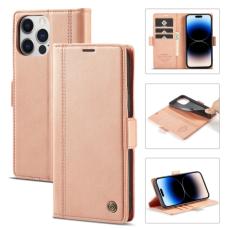 LC.IMEEKE LC.IMEEKE iPhone 14 Pro Fodral Med Magnetisk St&auml;ngning Ros&eacute;guld - Teknikhallen.se