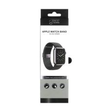 Gear GEAR Klockarmband Fl&auml;tat Apple Watch 42/44/45/46/49 mm Svart - Teknikhallen.se