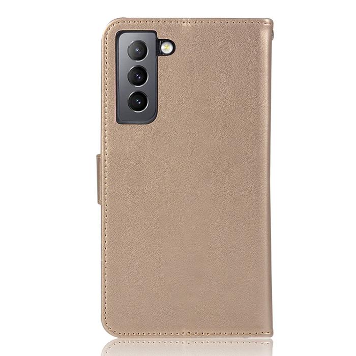 Bild 3,  Samsung Galaxy S22 Plus Fodral Owl Dreamcatcher Guld - Teknikhallen.se