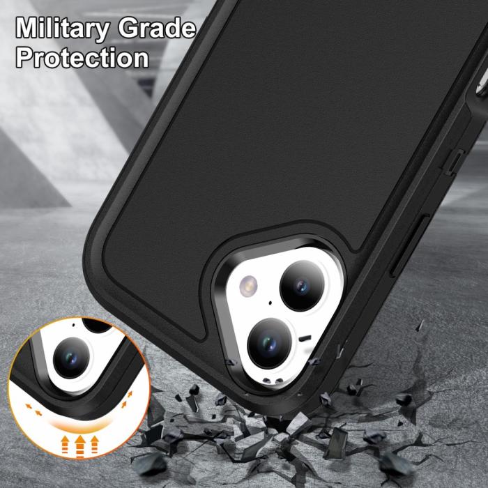 Bild 6,  iPhone 16 Skal Xtreme Shockproof Hybrid Svart - Teknikhallen.se