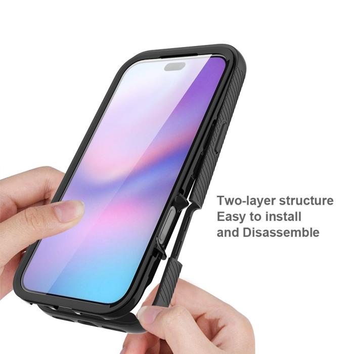 Bild 4,  iPhone 17 Pro Max Skal 360 Hybrid Defense Svart - Teknikhallen.se