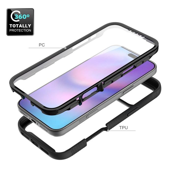 Bild 5,  iPhone 17 Pro Max Skal 360 Hybrid Defense Svart - Teknikhallen.se