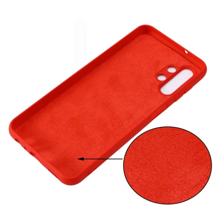 Bild 5,  Samsung Galaxy A13 4G Skal Silikon Liquid Röd - Teknikhallen.se