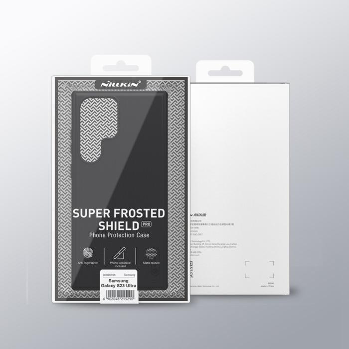 Bild 6, NILLKIN NILLKIN Galaxy S23 Ultra Skal Frosted Shield Pro Svart - Teknikhallen.se