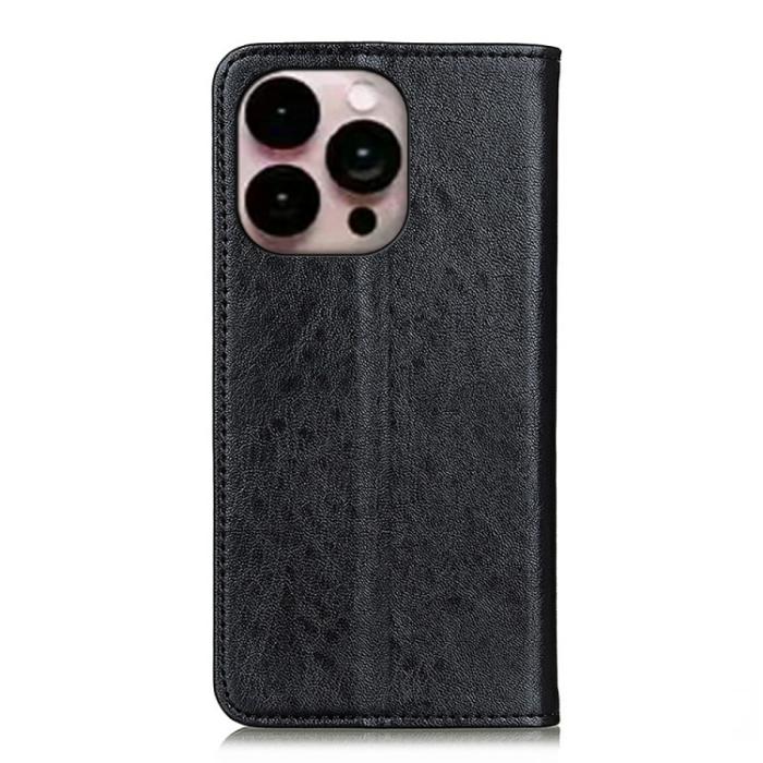 Bild 3,  iPhone 14 Pro Max Fodral Flip Läder Svart - Teknikhallen.se