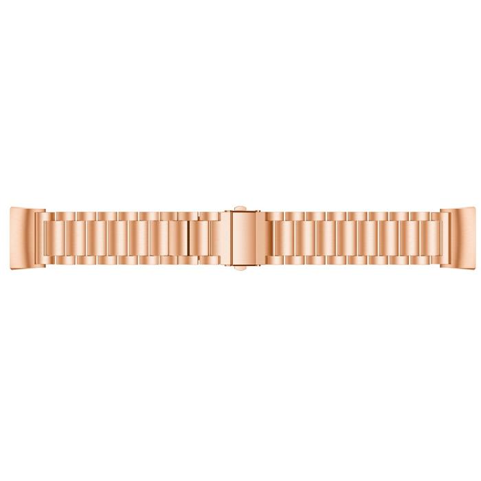 Bild 3,  Lyxigt Metallarmband Fitbit Charge 3 / 4 Roséguld - Teknikhallen.se