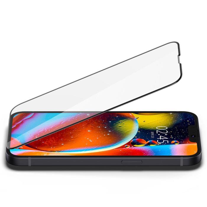 Bild 3, Spigen Spigen iPhone 15 Plus / 14 Plus / 13 Pro Max Glas.tR Slim Skärmskydd - Teknikhallen.se