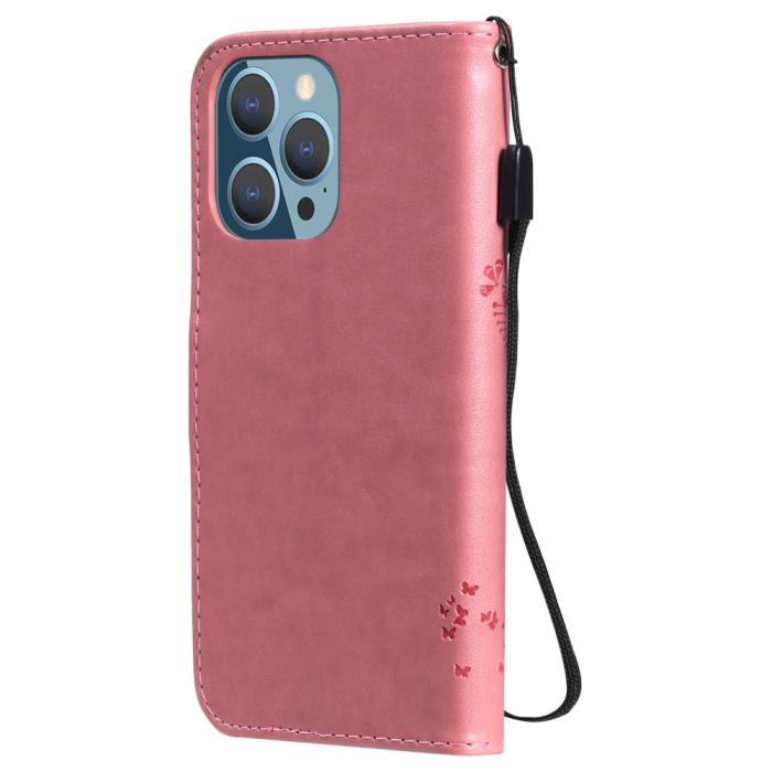 Bild 3,  iPhone 13 Pro - Fodral Med Tryck - Ljus Rosa - Teknikhallen.se