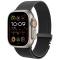  Apple Watch 38/40/41/42 mm Klockarmband Milanese Svart - Teknikhallen.se