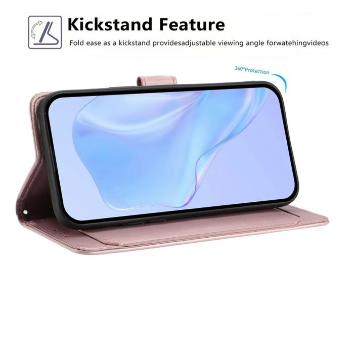 Bild 2,  Xiaomi 17T Fodral Solid Läder Roséguld - Teknikhallen.se