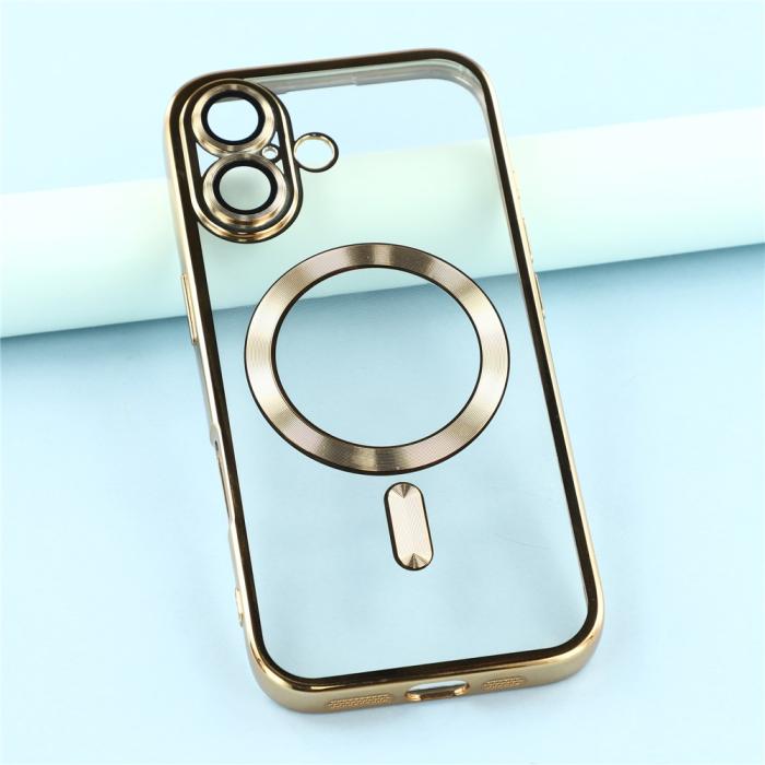 Bild 6,  iPhone 17 Skal MagSafe Electroplated TPU Guld - Teknikhallen.se