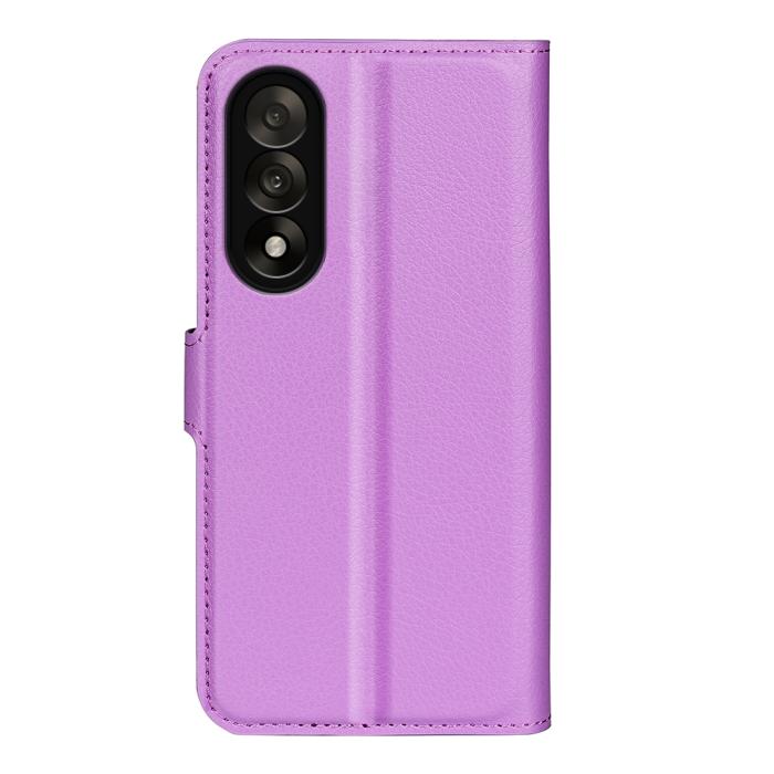 Bild 3,  OnePlus Nord 5 5G Fodral Litchi Läder Lila - Teknikhallen.se
