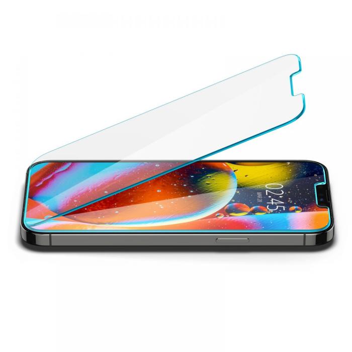 Bild 2, Spigen Spigen iPhone 15 Plus/14 Plus/13 Pro Max Skärmskydd GLAS.tR Slim - Teknikhallen.se