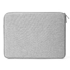  Nylon Laptop Sleeve V&auml;ska 14-15.4" Ljus Gr&aring; - Teknikhallen.se