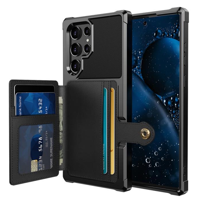 Bild 2,  Samsung Galaxy S22 Ultra Skal Med Magnetisk Plånbo - Teknikhallen.se